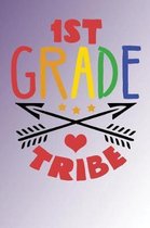 1st Grade Tribe: First Grade purple Notebook composition Book
