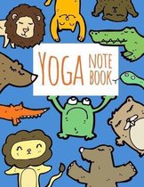 Yoga notebook: wide ruled composition notebook, lined journal 120 pages (8.5x11), dedicated to yogis, yoga lovers, work & all school
