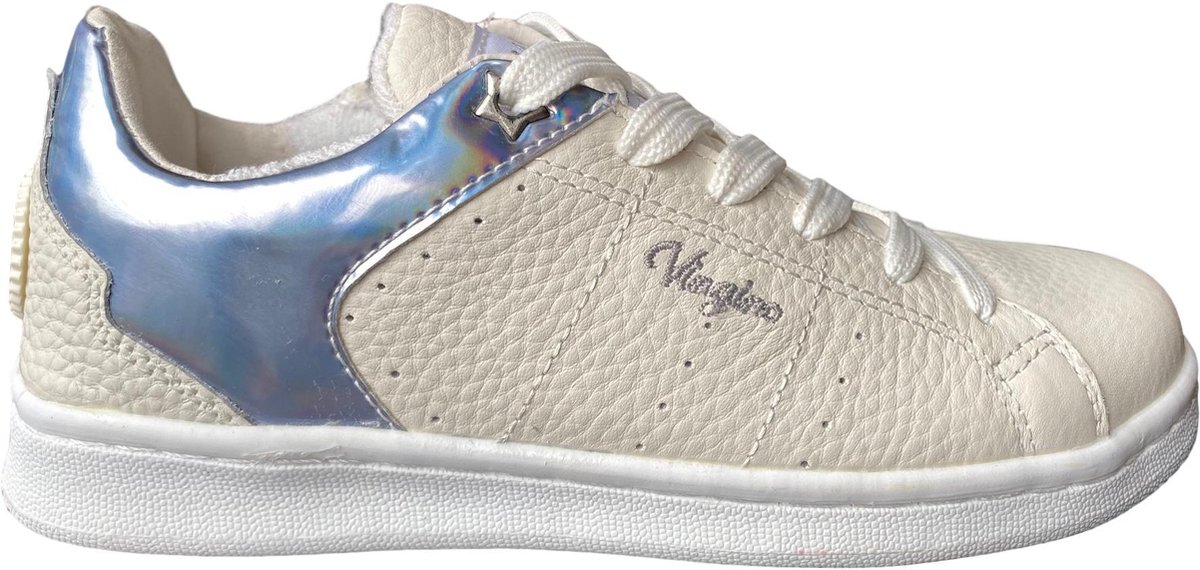 Vingino sneakers Drew maat 33 sneakers unisex wit leder - Schoenen.nl