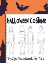 Halloween Costume Design Sketchbook For Kids