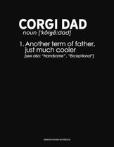 Corgi Dad Definition: Genkouyoushi Notebook