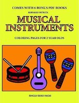 Coloring Pages for 2 Year Olds (Musical Instruments)
