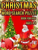 Christmas Word Search Puzzle Book For Kids Ages 4-8