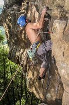 Climbing a Rock Wall Journal: 150 Page Lined Notebook/Diary