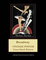 Broadway: Vintage Poster Cross Stitch Pattern