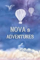 Nova's Adventures: Softcover Personalized Keepsake Journal, Custom Diary, Writing Notebook with Lined Pages