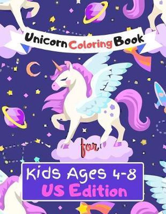 Unicorn Coloring Book for Kids Ages (48) US Edition, Jowel Rana