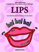 Coloring Book for 4-5 Year Olds (Lips)