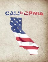 California: 8.5x11 lined notebook: The Great State of California USA