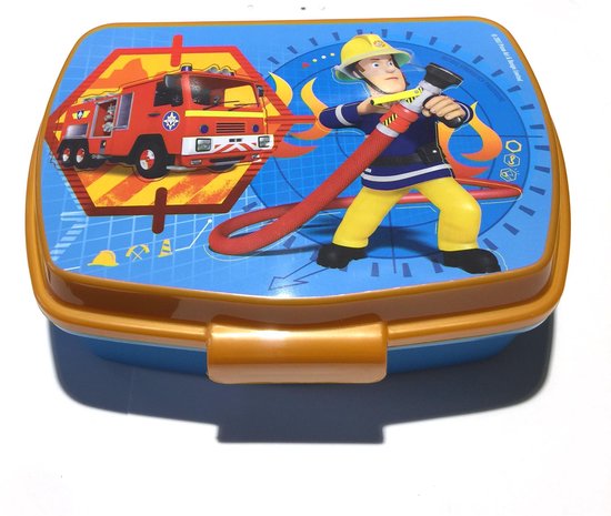 Veel partitie rukken Brooddoos - Lunchbox - Brandweerman Sam | bol.com