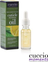 Cuccio Cuticle Revitalizing Complex Oil 15ml White Limetta & Aloe Vera - Verzorgende nagelriemolie - Hydrateert en verzorgd - Beschermd en geneest de nagelriemen - Nagels - Ideaal