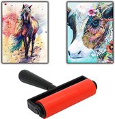 Diamond Painting set – Paard & Koe design - 3-delig Diamond Painting pakket - Inclusief Diamond Painting roller