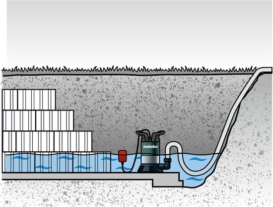 Metabo TP8000S dompelpomp schoon water — afbeelding 3