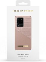 iDeal of Sweden Fashion Case Atelier voor Samsung Galaxy S20 Ultra Rose Smoke Croco
