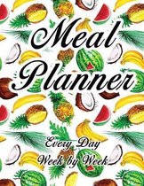 Meal Planner: Very large practical planner - With shopping list - Book for 52 weeks - Beautiful high gloss cover - Huge 8,5 x 11''