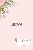 Meoww: 2020 Weekly Planner Notebook With Notes, Journal Organizer, To Do List, Makes Great Productivity Gift For Busy Profess