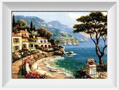 Artstudioclub®  borduurpakketten volwassenen 63×50cm  Haventje