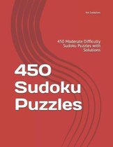 450 Sudoku Puzzles: 450 Moderate Difficulty Sudoku Puzzles with Solutions