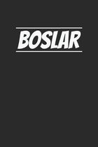 Boslar: Notizblock A5 120 Seiten - Wei�e Seiten mit tollem Rahmen an den Ecken