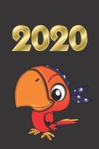 2020 Termin-Kalender Papagei Pirat DIN A5