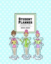 Student Planner 2019-2020 Academic Year: Daily, weekly, monthly, year at a glance school schedule class organizer planner