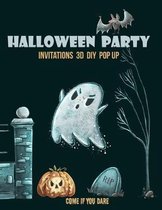 Halloween party invitations 3d diy pop up
