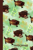 Turtle Journal: Lined Pages Notebook For Turtle Lovers