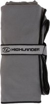 Highlander Handdoek 85 X 150 Cm Microfiber Grijs 2-delig