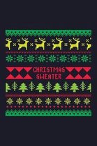 Christmas Sweater: Blank Paper Sketch Book - Artist Sketch Pad Journal for Sketching, Doodling, Drawing, Painting or Writing