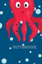 Notebook OCTOPUS: Lined Notebook Journal - Large (6 x 9 inches)