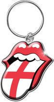 The Rolling Stones Sleutelhanger England Rood/Wit