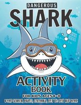 Shark Activity Book For Kids Ages 4-8