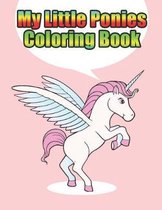 my little ponies coloring book