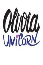 Olivia Unicorn: 6x9 College Ruled Line Paper 150 Pages