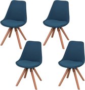 Eetkamerstoelen 4 STUKS (Incl LW anti kras viltjes) / Eetkamer stoelen / Extra stoelen voor huiskamer / Dineerstoelen / Tafelstoelen / Barstoelen / Huiskamer stoelen