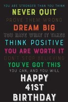 You Are Stronger Than You Think Never Quit Prove Them Wrong Dream Big You Have What It Takes Think Positive You Are Worth It Dont Stop Believing You'v