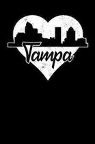 Tampa: 6x9 college lined notebook to write in with skyline of Tampa, Florida