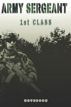 Army Sergeant 1st Class Notebook