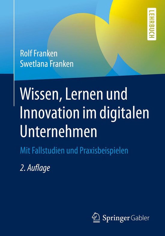 Wissen, Lernen und Innovation im digitalen Unternehmen - cover