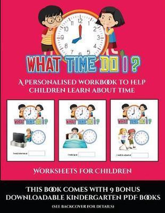 Worksheets For Children What Time Do I 9781839328442 James 