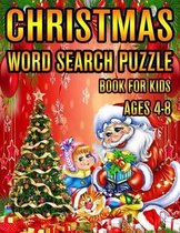 Christmas Word Search Puzzle Book For Kids Ages 4-8