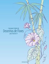 Livro para Colorir de Desenhos de Flores para Adultos 4