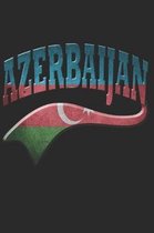 Azerbaijan Notebook: Azerbaijan Flag Notebook, Travel Journal to write in, College Ruled Journey Diary