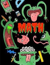 Math: wide grid composition notebook 120 pages (8.5x11) square graph paper, get ready for the new school year; back to schoo