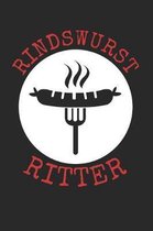 Rindswurst Ritter: A5 Notebook Punkteraster Punkte f�r Griller - Bratwurst - Grillen - Krakauer -Rind - W�rste - Wurst - Lustig - Spruch