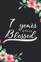 Blessed 7th Birthday Journal