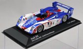 Audi R8 Oreca Playstation 4th LeMans 2005 – Spark 1:18 - Modelauto - Schaalmodel - Miniatuurauto
