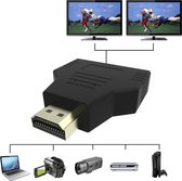 Professionele HDMI-splitter 1x in 2x uit - HDMI-splitter Adapter - HDMI Adapter 2 in 1 Splitter HDMI - HDMI Switch 2 ingangen