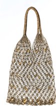 Baliku Strandtas Dames Shopper Beige Boodschappentas