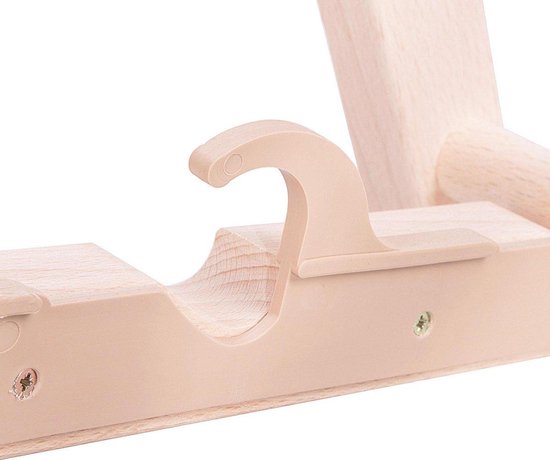 Inklapbare strandstoel - 3-standen - Houten frame met stoffen bekleding - 4 kleuren — afbeelding 5